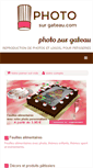 Mobile Screenshot of photo-sur-gateau.com